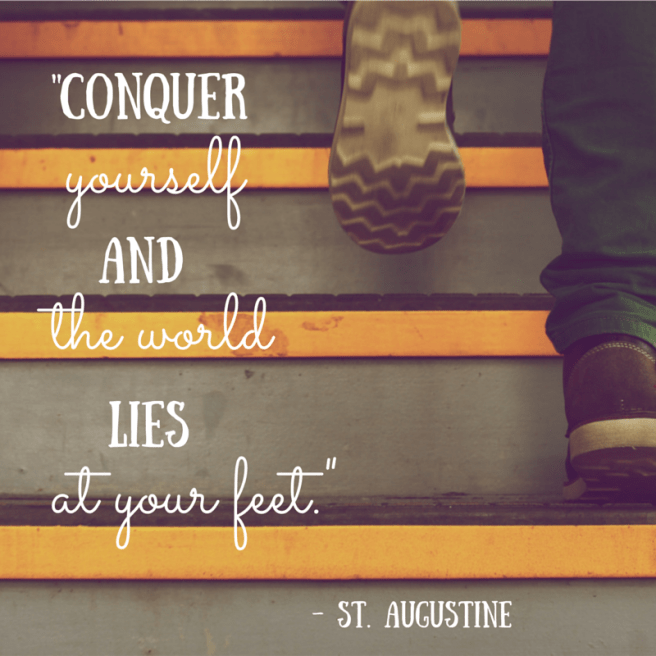Conquer Yourself Augustine
